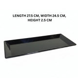 Melamine Craft Black Serving Platter