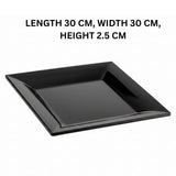 Melamine Large Swiss Black Serving Platter