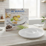 Melamine Tango White Serving Platter With Box