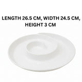 Melamine Tango White Serving Platter With Box