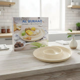 Melamine Tango Cream Serving Platter With Box
