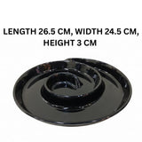 Melamine Tango Black Serving Platter With Box