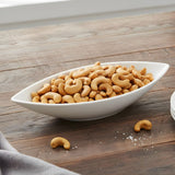 Melamine Fresco White Oval Serving Bowl