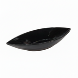 Melamine Fresco Black Oval Serving Bowl