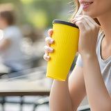 Ice Cream & Juice Cup with Straw