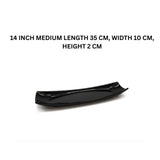 Melamine Medium Black Serving Plate