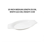 Melamine Medium White Serving Tray