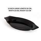 Melamine Large Black Serving Tray