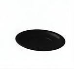 Melamine 3 PCS Black Serving Set OF Bowl Saucer And Soup Spoon