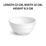 Melamine 4.5 Inch White Tulip Serving Bowl