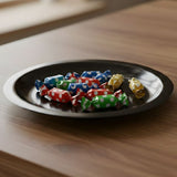 Melamine 6.5 Inch Black Tulip Saucer