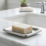 Stainless Steel Classy Smiley Soap Dish Rustproof Bathroom Soap Holder