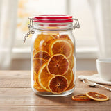 Ziba Airtight 1350 ML Glass Lock Jar Large