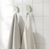 2 Pcs Leaf Hooks Self Adhesive Decorative Wall Hooks