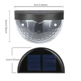Solar Waterproof Outdoor LED Light  Pack of 2