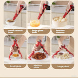 3 in 1 Hot Plate Gripper Multi Angle Anti Scald Bowl Holder