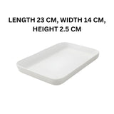 Melamine White Small Serving Tray