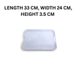 Melamine White Small Square Serving Tray