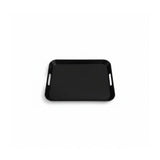 Melamine Black Small Square Serving Tray