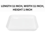 Melamine White Vista XLarge Serving Tray