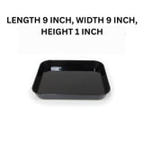 Melamine Black Vista Large Serving Tray
