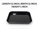 Melamine Black Vista XLarge Serving Tray