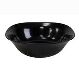 Melamine 9 Inch Black Serving Bowl