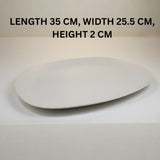 Melamine White Rectangle Serving Tray