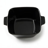 Melamine Black Square Serving Bowl