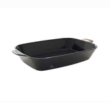 Melamine Black Rectangle Serving Bowl
