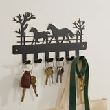 Multi Hook Wall Mounted Key Holder
