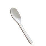 Melamine White Serving Rice Flat Spoon