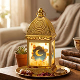 LED Metal Lantern With Ramadan Nasheed Light