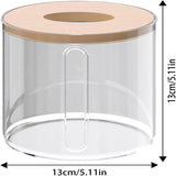 Transparent Acrylic Tissue Holder Modern Tabletop Tissue Box