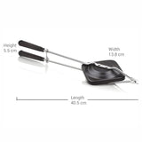 Gas Top Cast Iron Sandwich Maker Stove Top Toasted Sandwich Grill
