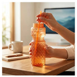 Twinkle Water Bottle with Straw Stylish Drinking Bottle