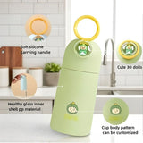 Cute Animal Glass Thermos Bottle 350ML Cosplay Water Bottle