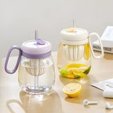 Straw Water Bottle 500ML Portable Drinking Bottle