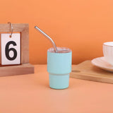 Stainless Steel Mini Tumbler Steel Straw Drinking Cup