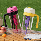 Acrylic Water Bottle 900ML Portable Drinking Bottle