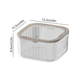 Transparent Plastic Desktop Trash Bin Mini Tabletop Waste Basket