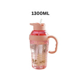 Plastic Sipper Water Bottle 1300ML Large Capacity Bottle