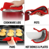 2PCS Heavy Duty Pot Holder Set Heat Resistant Kitchen Pads