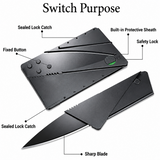 Foldable Credit Card Knife Pocket Survival Tool