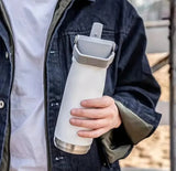 Classic Series Stainless Steel Straw Cup Portable Insulated Tumbler with Carry Handle