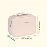 Multi Compartment Toiletry Cosmetic Bag Portable Travel Organizer