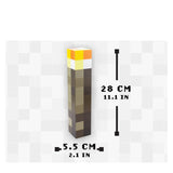 Minecraft Torch Light Rechargeable LED Torch Lamp