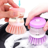 2 in 1 Wash Pot Brushe Pot Cleaning Brush Liquid - Alif Online