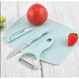 3 in 1 Kitchen Cutter Tools Set Knife Fruit Peeler Cutting Board Household - Alif Online