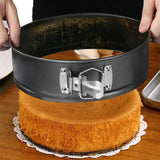 3 Piece Round Cake Molds Non Stick Bake Mould Round Cake Baking Pan Removable Bottom Bakeware Cake - Alif Online